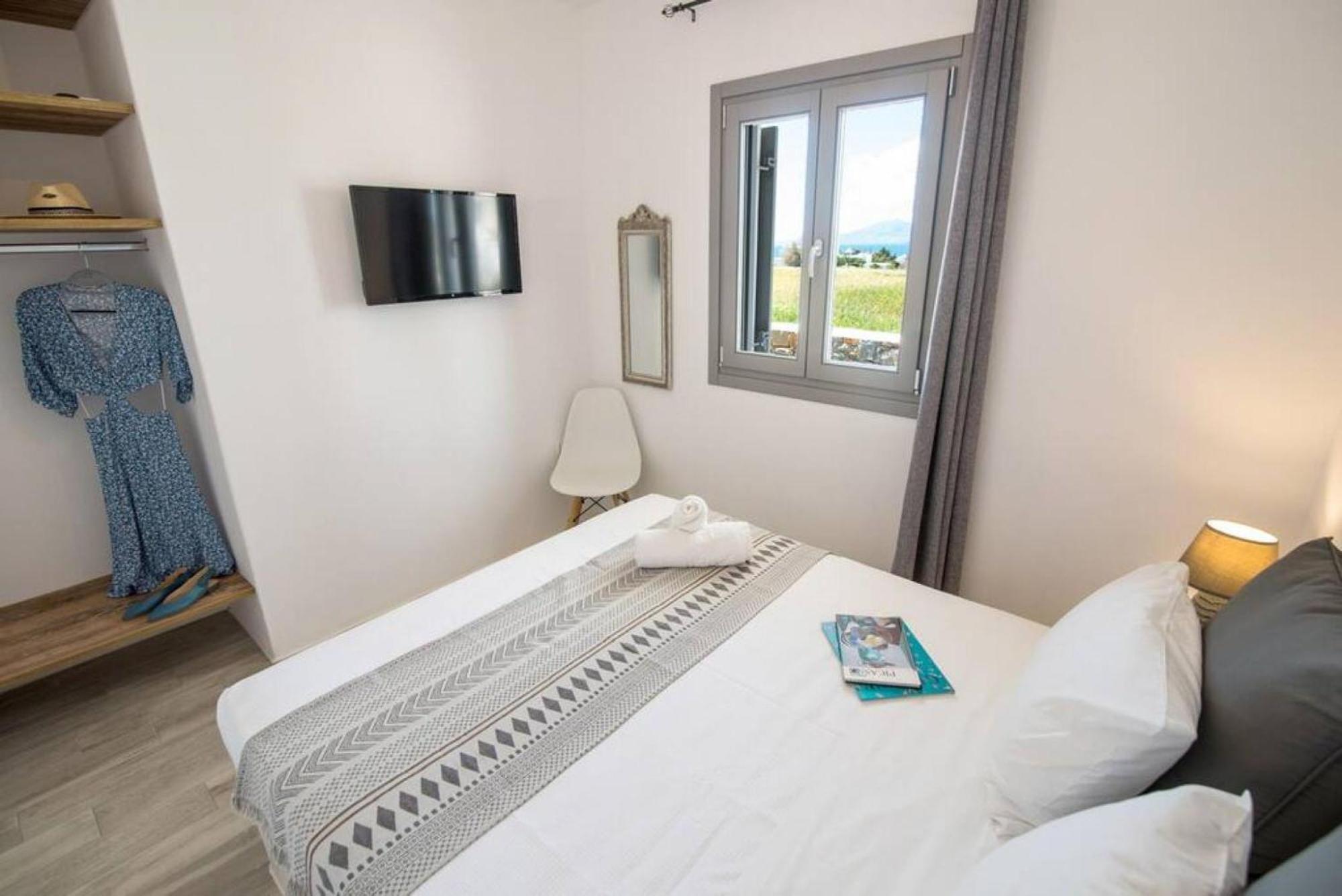 Naxos Agia Anna Sunset View Olive House Apartment ภายนอก รูปภาพ