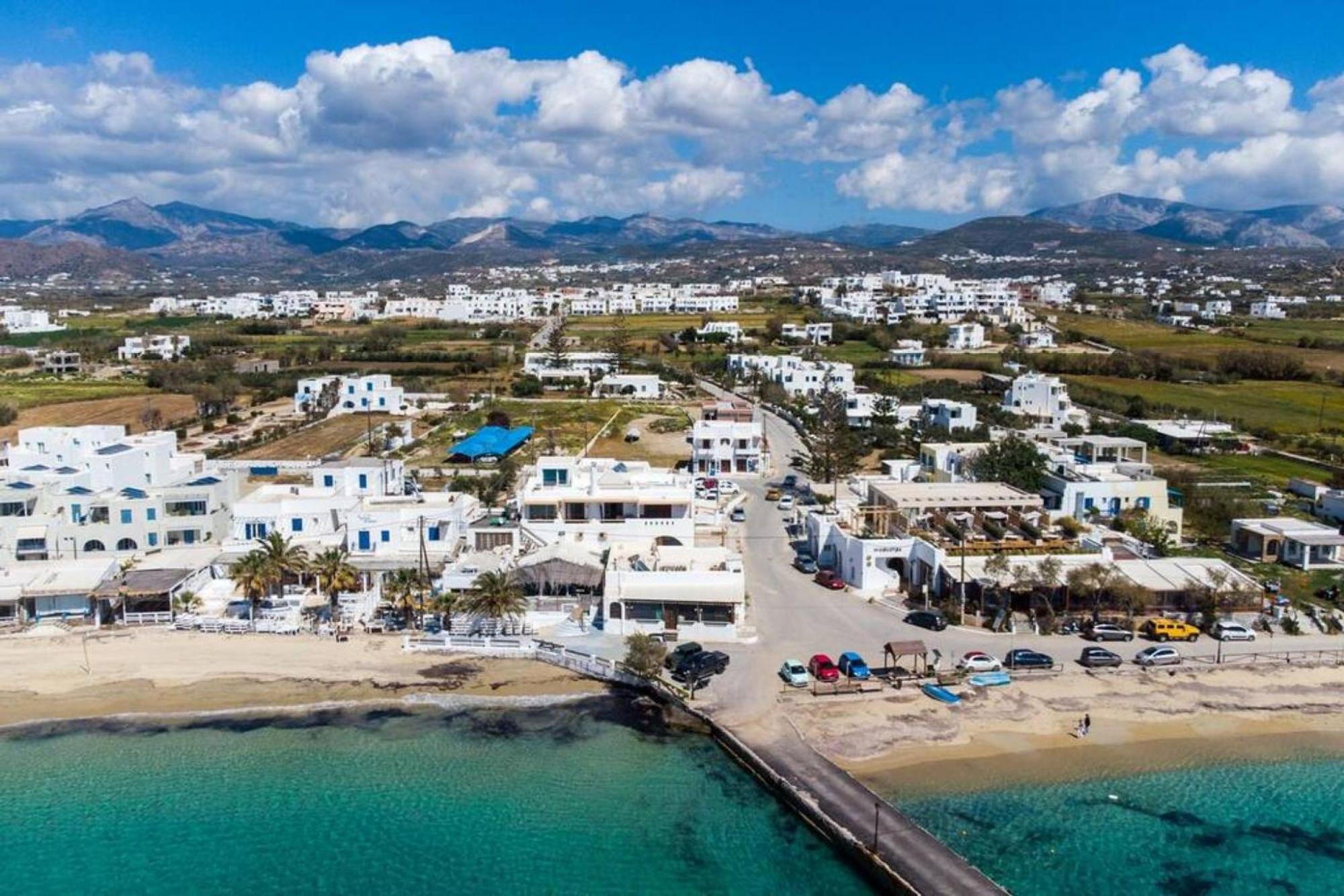 Naxos Agia Anna Sunset View Olive House Apartment ภายนอก รูปภาพ