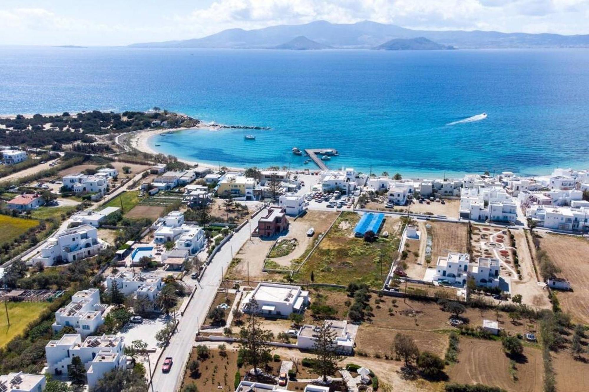 Naxos Agia Anna Sunset View Olive House Apartment ภายนอก รูปภาพ