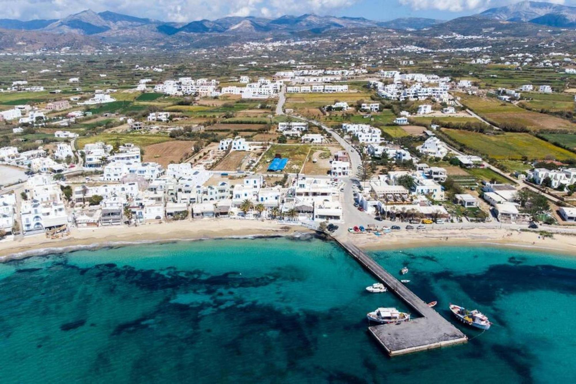 Naxos Agia Anna Sunset View Olive House Apartment ภายนอก รูปภาพ